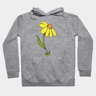 Daisy Whimsical Cartoon Illustration Happy Colours Hoodie